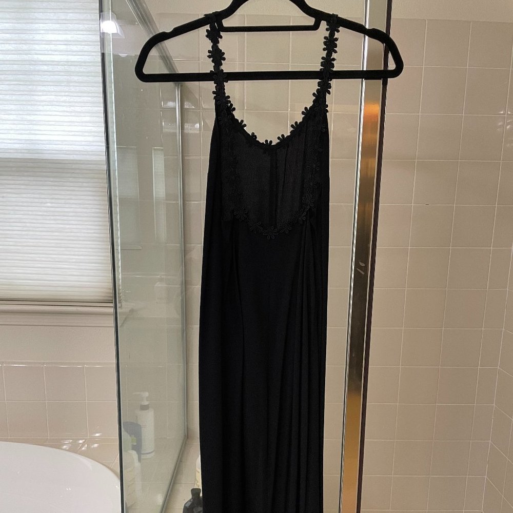 REFORMATION, Black Maxi Dress